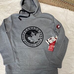 Canada Weather Gear Gray Men's Hoodie